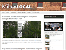 Tablet Screenshot of miltonlocal.com